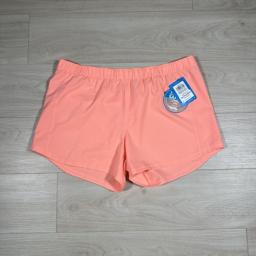 NWT Columbia Tamiami Pull-on Shorts Womens Sz Xl  4 " Neon‎ MSRP $35